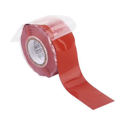 Self Fusing Silicone Tape Self Adhesive Silicone Tape Rubber Adhesive Repair Tape Bonding Wire Hose Electrical Tape Red...
