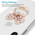 Finger Ring Stand Grip,2 Pack Luxury Glitter Diamond Universal Metal Kickstand for iPhone 16/15/14/13 Pro Max, Galaxy S24/S23/S22 Ultra, Finger Ri...