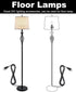 Lamp Rewire Kit, 12 Foot Matching Cord, 3 Way Socket and Essential Hardware, Table and Floor Lamps Socket Replacement, Rewire and Repair, DIY Ligh...