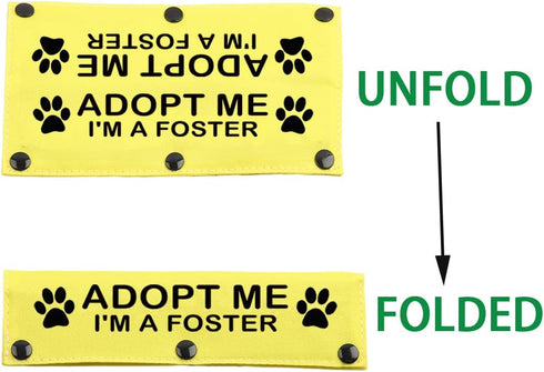 JXGZSO Adopt Me I’m A Foster Leash Sleeve Wrap Adopt Me Dog Leash Cover Dog Gift Dog Owner Gift Dog Rescue Gift (I'M A FOSTER DLS)...
