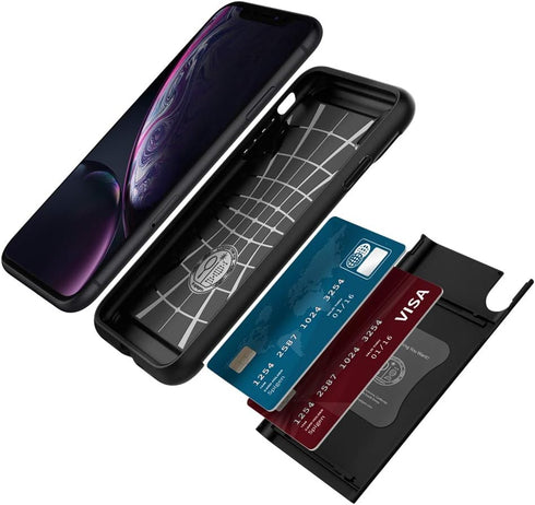 Spigen Slim Armor CS Cover Compatible with iPhone XR - Black...