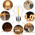 S14 Replacement LED Light Bulbs, Shatterproof & Waterproof 1W S14 LED Bulbs, Outdoor String Lights , E26 Base Patio Edison LED Light Bulbs, Warm W...