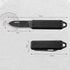 G10 Small Pocket Knife For Men, Extremely Sharp D2 Steel Keychain EDC Blade, Multifunction Mini Package Opener Little Knife, Portable Lightweight ...