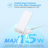 Wireless Charger Station 15W Fast Wireless Phone Charging Dock Pad Holder Stand for iPhone 15 Pro Max,15 Pro,15 Plus,15,Google Pixel 8a 8 7,Samsun...