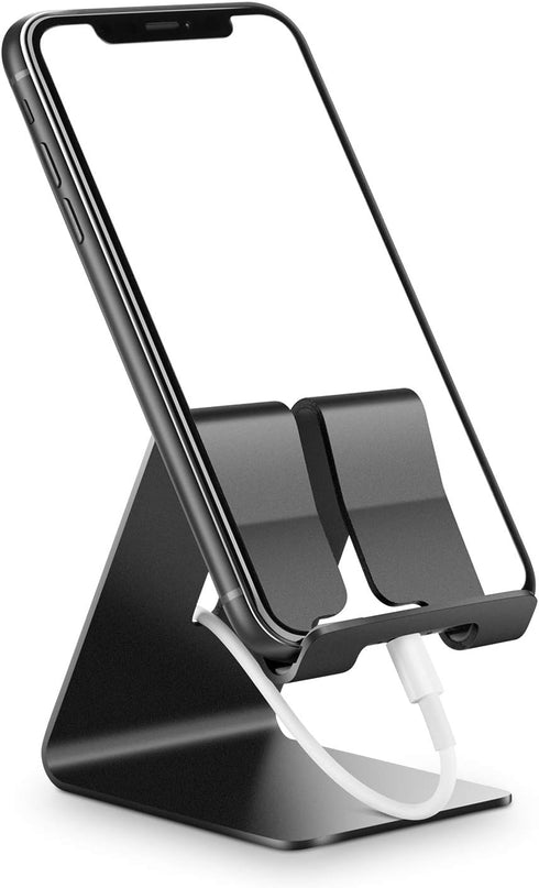ORIbox Cell Phone Stand, Stand for Office Desk, Aluminum Desktop Solid Desk Stand...