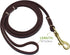 Reopet 4 Feet / 5 Feet / 6 Feet Genuine Leather Small & Medium Dog Leash,Real Leather - (3/8" X 4', Brown)...