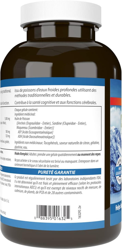 Carlson - Super DHA Gems, 500 mg DHA Supplements, 640 mg Fatty Acids, Wild-Caught Norwegian Arctic Fish Oil Concentrate, Sustainably Sourced Nordi...