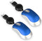 EEEKit 2 Pack Mini Retractable Cable USB Optical Mouse, Blue, Unisex...