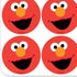Sesame Street Elmo Face Planner Calendar Scrapbooking Crafting Stickers...