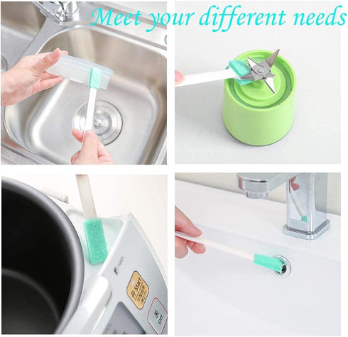5Pcs Household Cleaning Brushes,Precision Cleaning Brush Kit/Cleaning Tools, for Corner Stain Dirt Clean Brush,Deep Detail Crevice Cleaner Brush S...