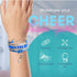 Sportybella Cheer Charm Bracelet- Girls Infinity Love Adjustable Cheerleading Jewelry in Team Colors For Cheerleaders (Orange/Black)...