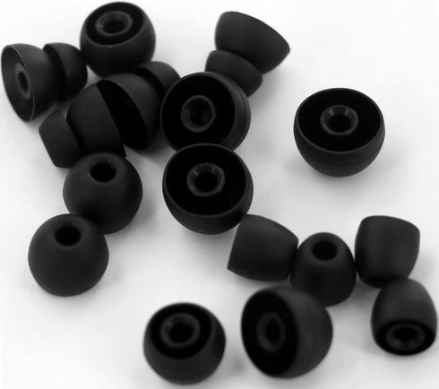 Compatible with Beats Flex Powerbeats Pro Ear Tips, 12 Pairs Double Flange L/M/S Replacement Silicone Ear Buds Earplug Gel Accessories for Compati...