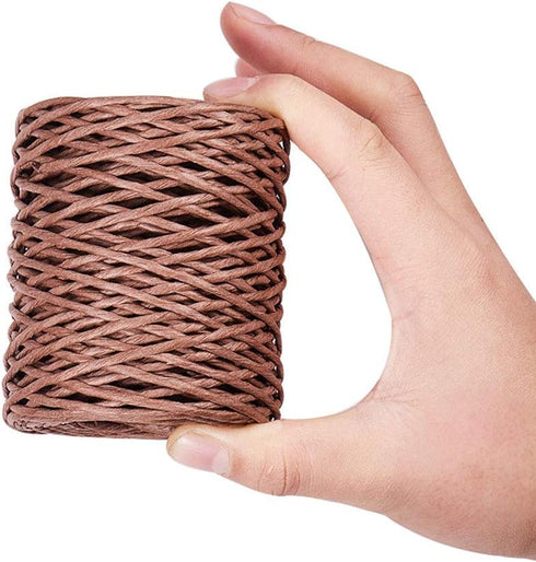 PH PandaHall 2mm Floral Bind Wire, 162ft Wrap Twine Vine Wire Rustic Christmas Wrapping Wire Portable Binding Wire Paper Twine for Wedding Flower ...
