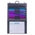 Smead Cascading Wall Organizer Gen 2, 6 Pockets, Letter Size, Gray/Jewel Pockets (92063)...