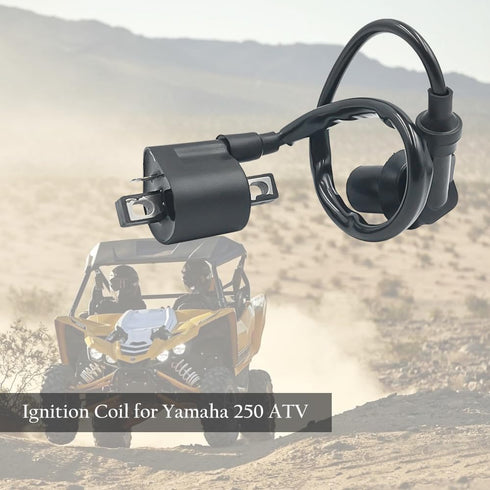Ignition Coil Replacement for Yamaha Bear Tracker 250 YFM 250 1999-2004, Blaster 200 Timberwolf Raptor 250, Big Bear 350, Kodiak 400 Coil...