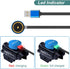 Kissmart MCC Special Charger for Olight Baldr S, PL-Mini 2, Baldr Mini, Baldr S BL, Baldr RL Mini, PL-Mini | Replacement USB Charging Cable for Ta...