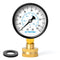 MEANLIN MEASURE 0-150psi Water Pressure Gauge,3/4" Female 2.5" FACE DIAL Water Pressure Test Gauge with Sealing Ring, Water Pressure Gauge for Hom...