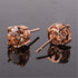 GULICX Rose Gold Tone Yellow Crystal Royal Journey Jewelry Eternity Stud Earring...