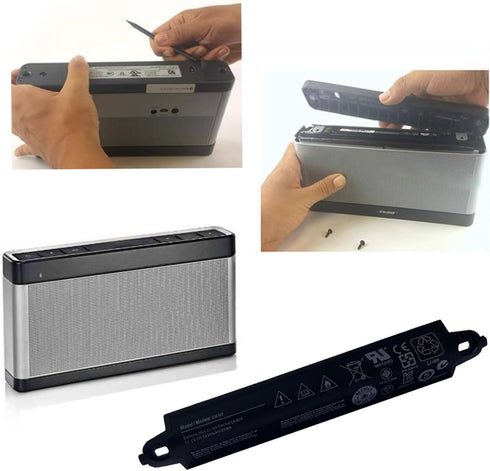 330107 11.1V Speaker Battery Replacement for Bose Soundlink Bluetooth Mobile Speaker II 404600 SoundLink III 330105 359498 330107A 359495 330105 S...