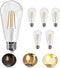Edison LED Light Bulbs 60 watt Equivalent 8W Dimmable LED Lights Bulbs 2700K Soft Warm White 800 Lumen CRI90 E26 Base for Ceiling Vanity Light Din...