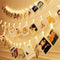 Dopheuor Photo Clip String Lights LED Fairy Clip String Lights Hanging Photo Pictures Battery Operated for Gifts Patio Christmas Bedroom Wedding B...