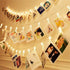 Dopheuor Photo Clip String Lights LED Fairy Clip String Lights Hanging Photo Pictures Battery Operated for Gifts Patio Christmas Bedroom Wedding B...