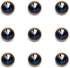 Decorative Navy Rhinestone Resin Sewing Shank Buttons 50 pcs - 12.5mm, 1/2"...
