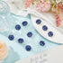 FINGERINSPIRE 10PCS Rhinestone Shank Buttons Flower Pattern Rhinestone Buttons Alloy Rhinestone Buttons for Sewing Alice Blue Rhinestone Jewlery B...