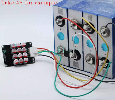 3S 4S 12V 5A Battery Active Equalizer BMS Balancer Lipo Li-ion LFP LiFePO4 Lithium Battery Balance Active Energy Transfer Equalization Module Fast...