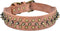 Mushrooms Spiked Rivet Studded Adjustable Pu Leather Pet Collars for Cats Puppy Dogs (14.2"-18.1" Neck, A Brown)...