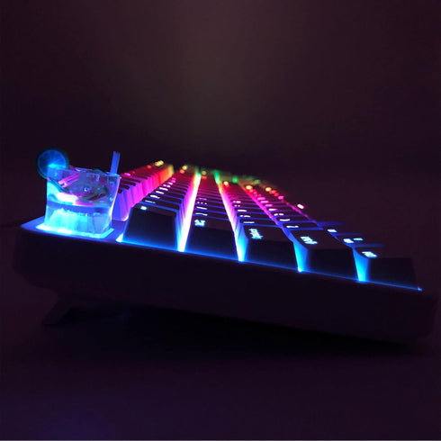 CN GAMING Fruit Drink Watermelon Style Cute Keycap, Artisan Resin Keycap, Esc Key cap for Cherry MX Mechanical Keyboard DIY Backlit Keycaps Replac...