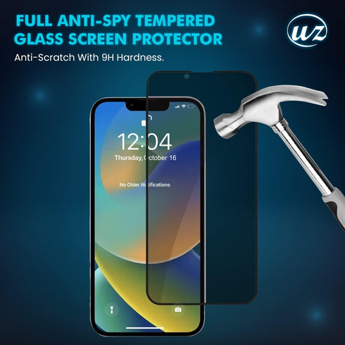 [2+2 Pack For iPhone 14 Plus Anti-Spy Tempered Glass Screen Protector Phone Accessories,2 Pack Privacy Screen Plus 2 Pack Camera Lens Protector wi...