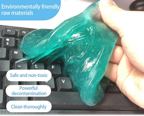 Car Cleaning Gel, 75g/2.6oz 1 Pack Car Detailing Tools, Universal Cleaning Kit for Car Keyboard Microphone Remote Control, Dust, Cookie Crumbs, Ha...