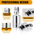3PCS Universal Joint Socket Set, 1/4” 3/8” 1/2” Drive Swivel Socket Adapter Set, Premium Chrome Vanadium Steel Universal Joint Socket Adapter Suit...