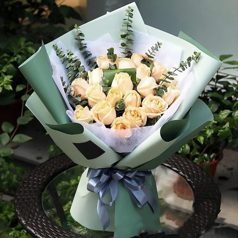 DODXIAOBEUL 20 Sheets Double Color Waterproof Flower Wrapping Paper, Florist Bouquet Paper DIY Crafts,Thick and Double-Sided Wrapping Paper Gift P...
