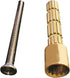 Compatible for Pfister faucet stem 12 broaches 3-Inch Female Brass Stem Extension Broach 12 with 10-24 by 3-Inch Screw Repair Kit for shower valve...