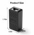 LVY Ethernet Extender RJ45 Couplers Network Cable Coupler Cat 5 Coupling Lnternet Female to Female Connector Lnline Coupler for Cat5/ Cat5e/ Cat6e...