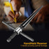 Handheld T Shape Tapered Hex Reamer Bridge Pin Hole Carbon Steel, Handle Drilling Tool for Taper Holes on Top of Planks, Chamfering, Screw Sinking...