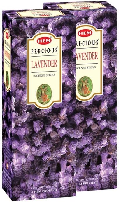 Hem Lavender Incense Sticks – 100g Pack of 2 (200g Total) – Long-Lasting Aromatherapy for Relaxation, Meditation & Home Fragrance....