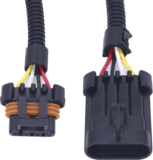 HiSport 4 Pin 4-Way 4 Wire Connector 24" Harness 2 PCS for O2 Sensor Compatible with Camaro Firebird Corvette Ls1 Ls6 Lt4 O2...