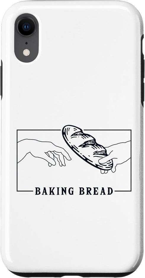 iPhone XR Michelangelo Creation of Adam Baking Bread Lover Bread Baker Case...