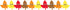 Hygloss Products Happy Leaves Die-Cut Bulletin Board Border – Classroom Decoration – 3 x 36 Inch, 12 Pack...