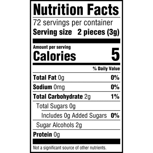 ECLIPSE Winter Frost Sugar-Free Chewing Gum - 8 Packs, 18-Count Each Gum Packs...