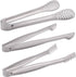 Small Serving Tongs Set 6-Inch Appetizer Tongs Stainless Steel Mini Tongs, Set of 6...