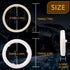Qasim 1-Pair 70MM White+Amber Switchback 84SMD 4014 LED Car Angel Eyes Halo Ring DRL Fog Light Turn Signal Light Lamp 12V...