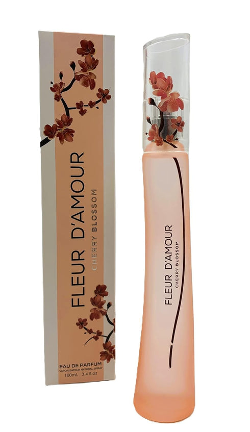 Muna L'amour Women's cologne 3.4 Fl. Oz. Eau de Parfum Spray (Fleur D'amour Cherry Blossom)...