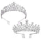 ZOCONE Birthday Tiara Crown for Women Girls, 2 Pack Crystal Princess Tiara for Women, Bridal Crowns for Wedding Party, Hair Accessories Headband w...