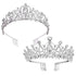 ZOCONE Birthday Tiara Crown for Women Girls, 2 Pack Crystal Princess Tiara for Women, Bridal Crowns for Wedding Party, Hair Accessories Headband w...