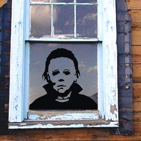 Halloween Holiday Decals Michael Myers Horror Living Room Sticker Funny Door Window Mirror Vinyl Art Décor…...