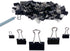 DSTELIN Binder Clips Paper Clamps Assorted Sizes 120 Count (Black), Large, Medium, Small, X Small and Micro, 5 Sizes in One Pack, Meet Your Differ...